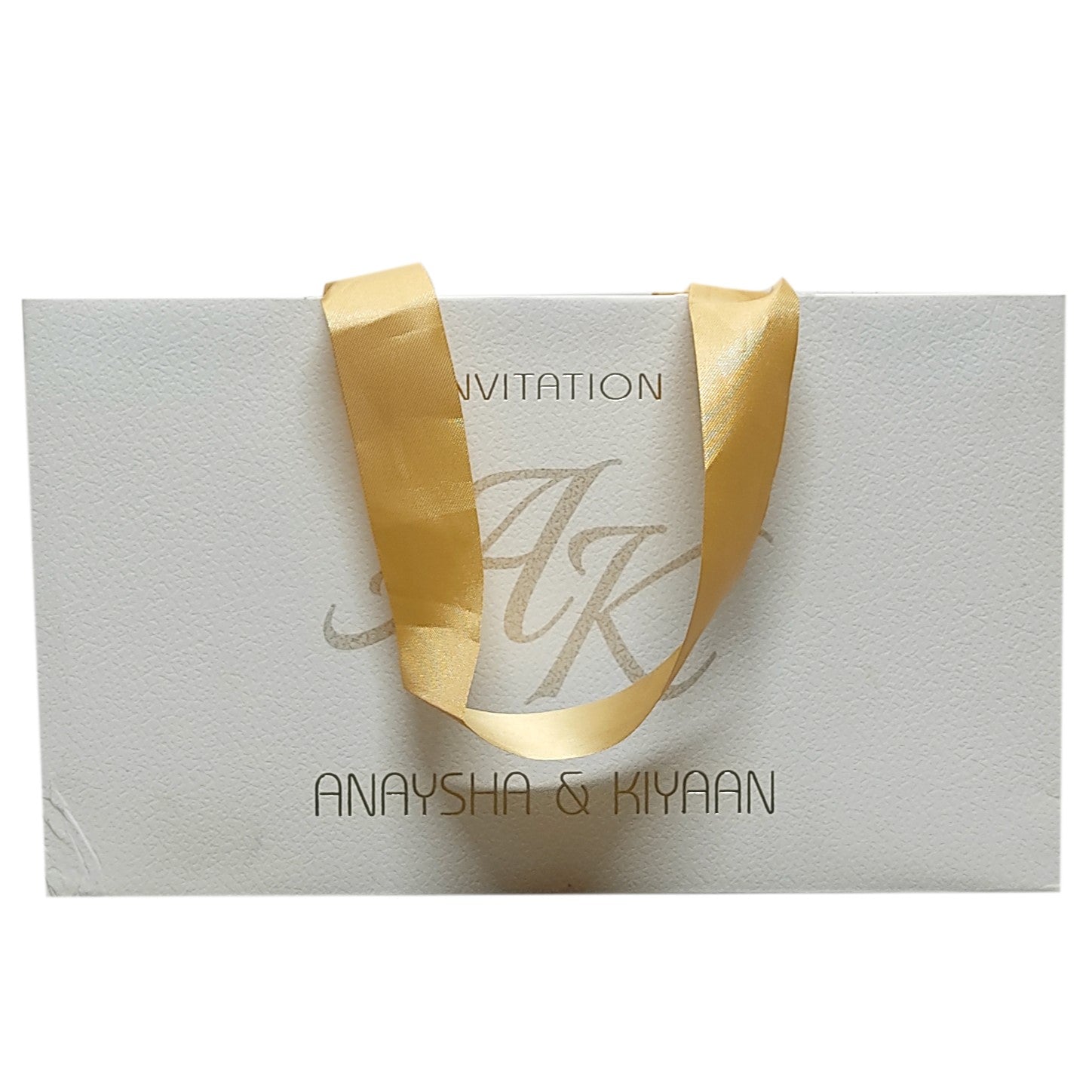 Blue Sweet Box Invitation-King of Cards