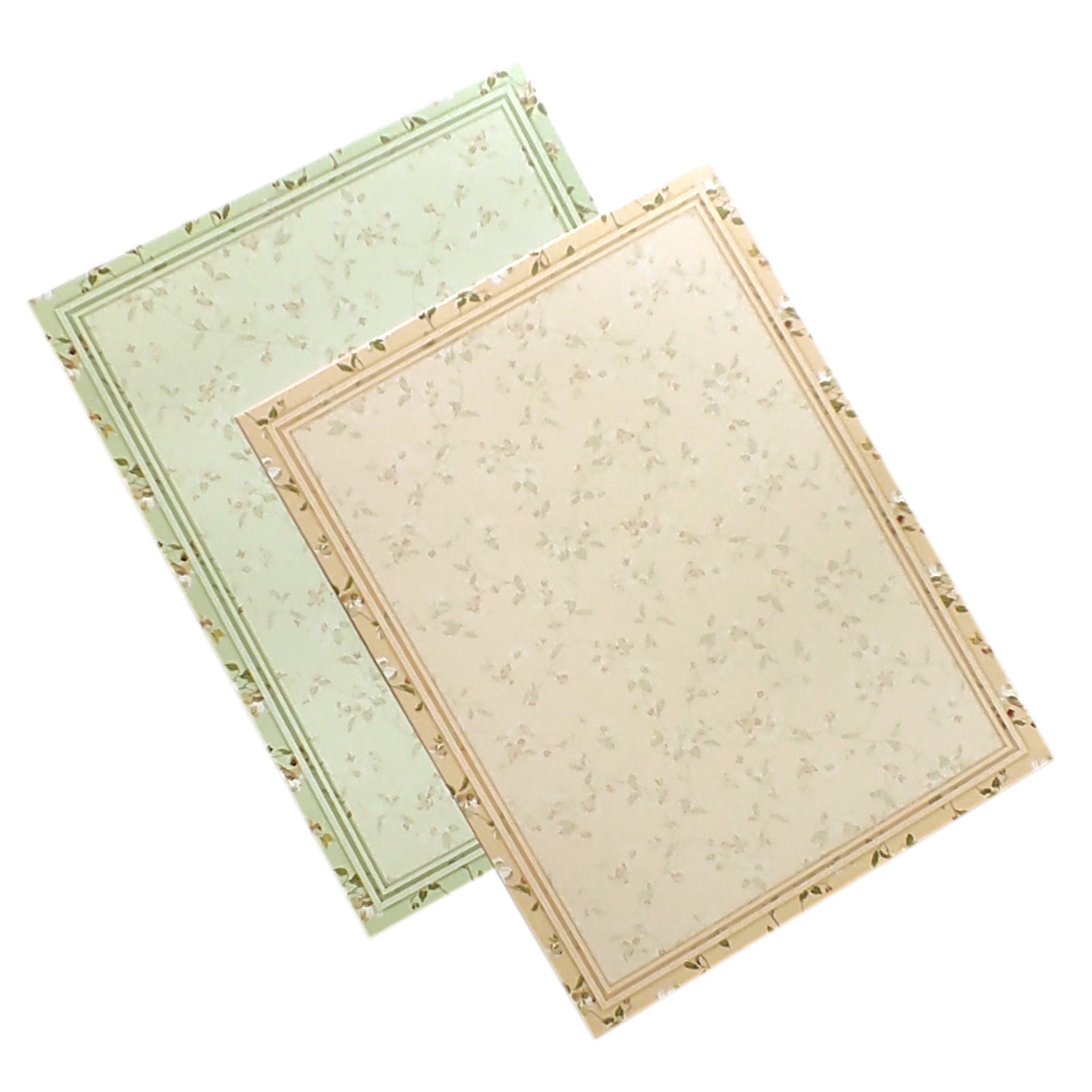 Pista Green Floral Box Invitation Card-KNKN6307