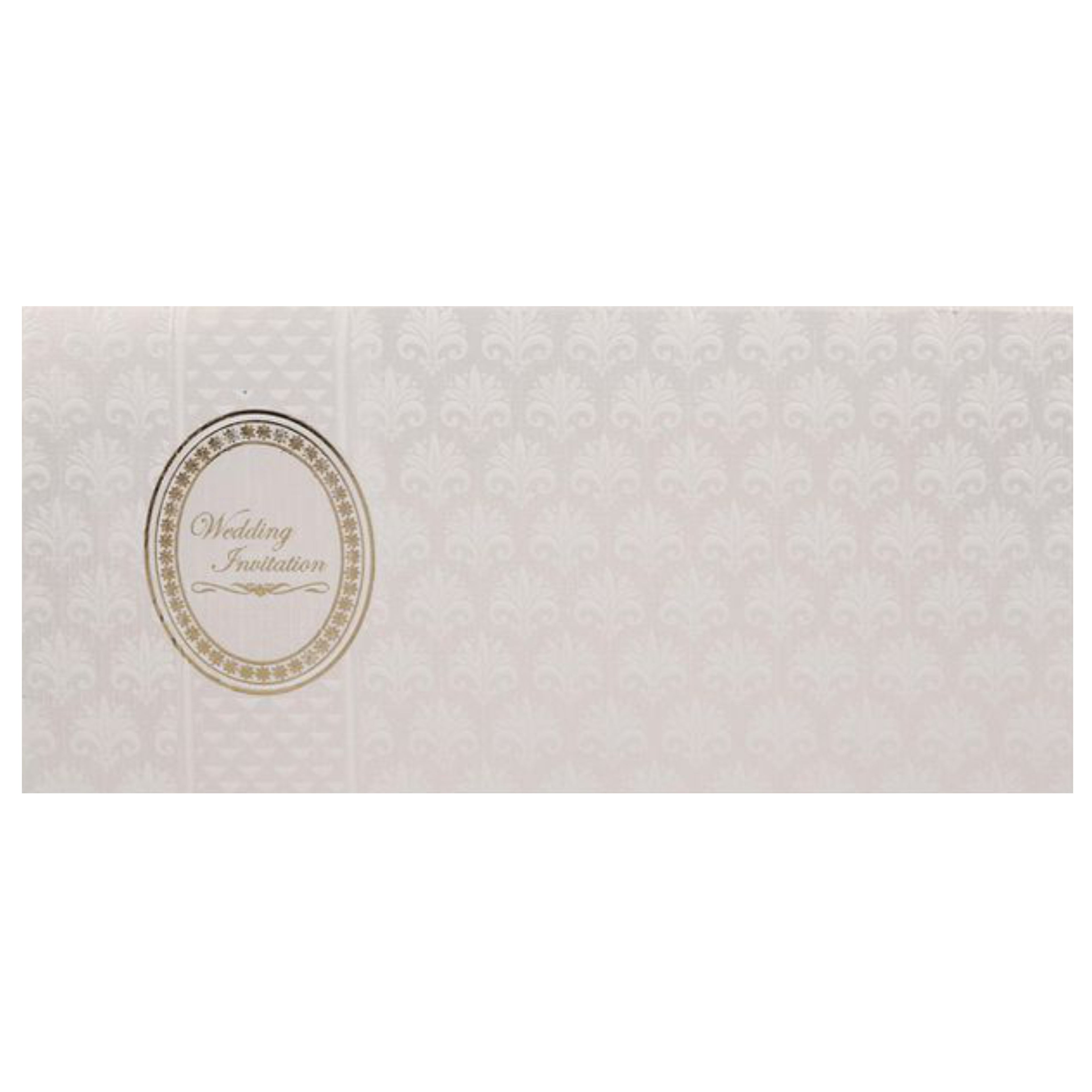 Beautiful Bloom Theme With Gold Foiling Wedding Card - KNK2775-King of Cards