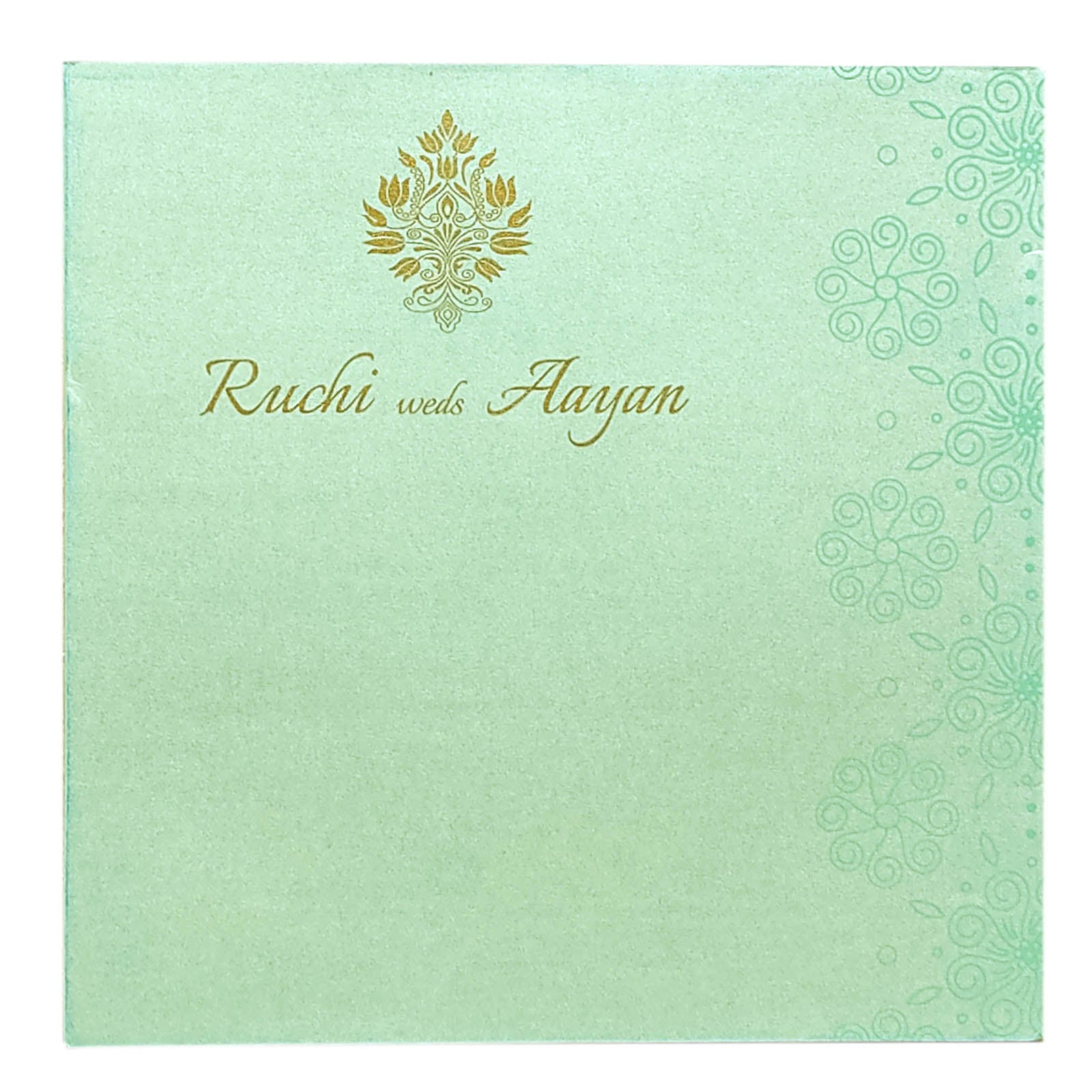 Pastel Blue Design Invitation-King of Cards