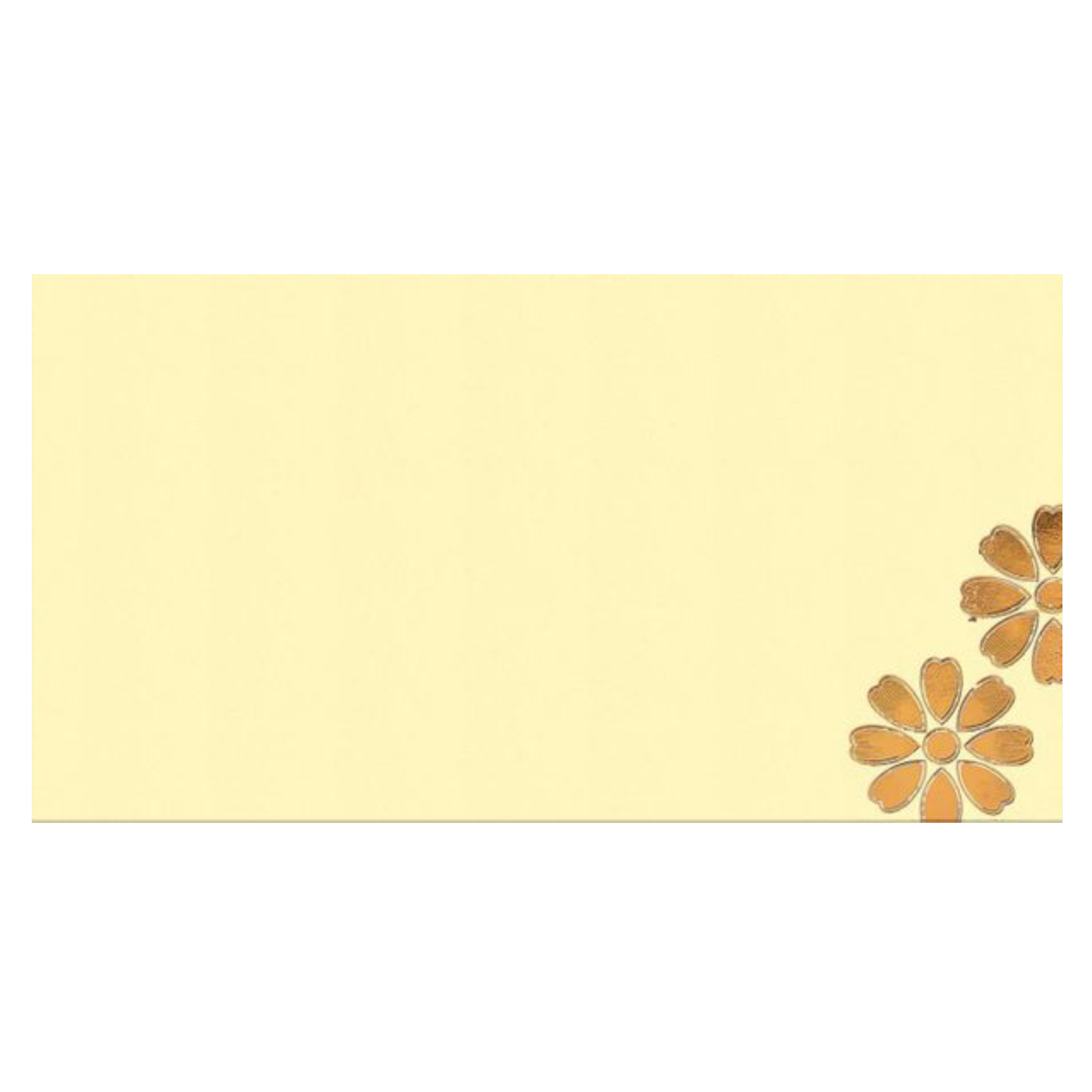 Fantastic Cream Colour With Ribbon Personal Wedding Card - KNK30421