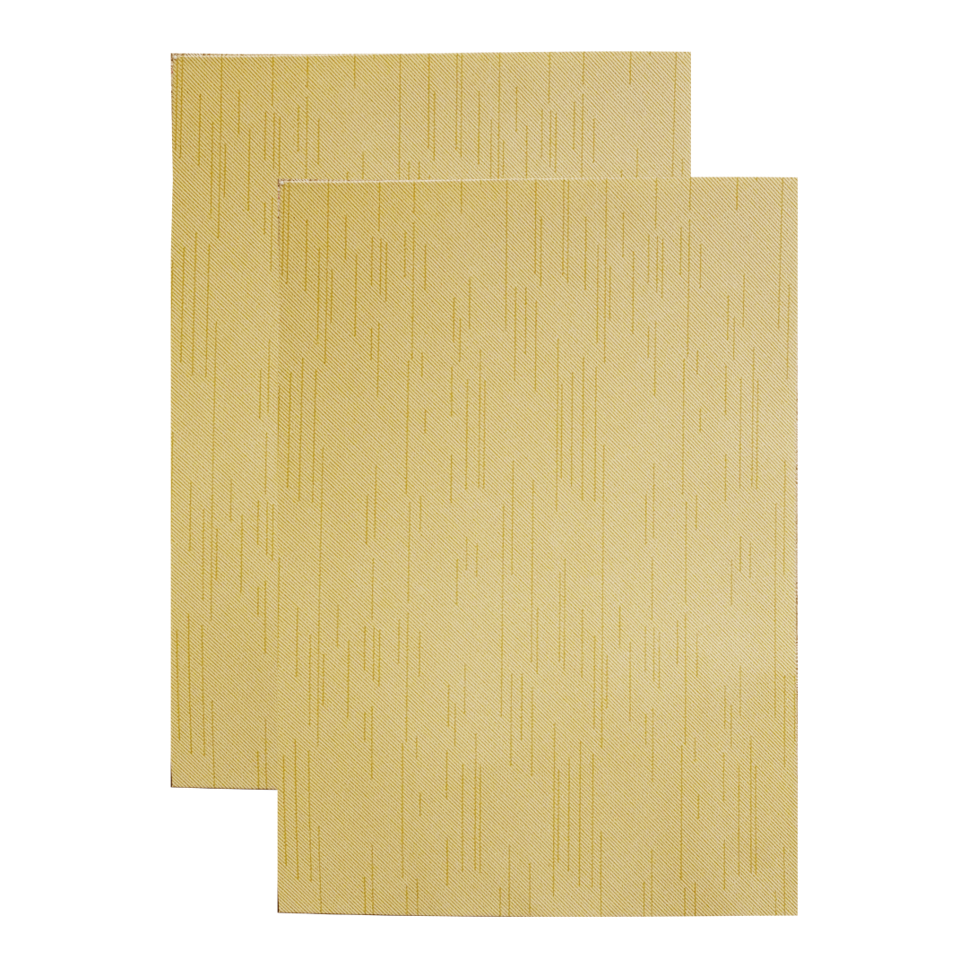 Cream Textured Door-Style Invitation Card-KNKR041C