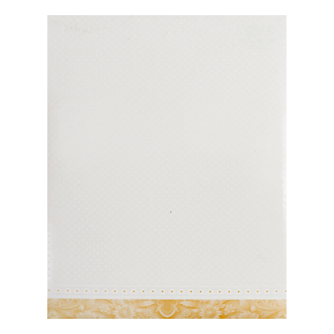 White Ganesha Balaji Wedding Card-KNJS2085Y