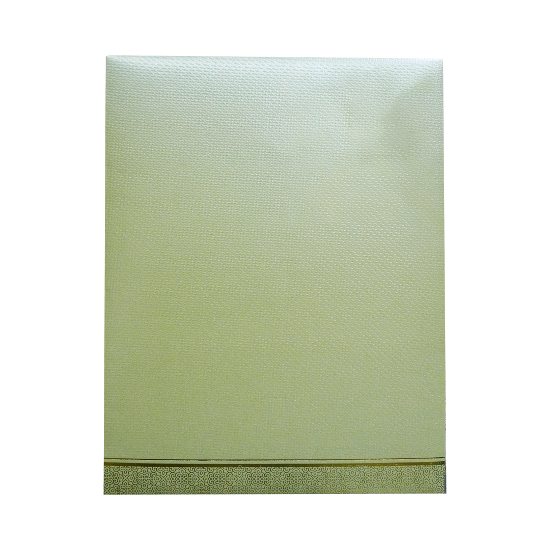 Pista Green Textured Wedding Card-KNKGN5032