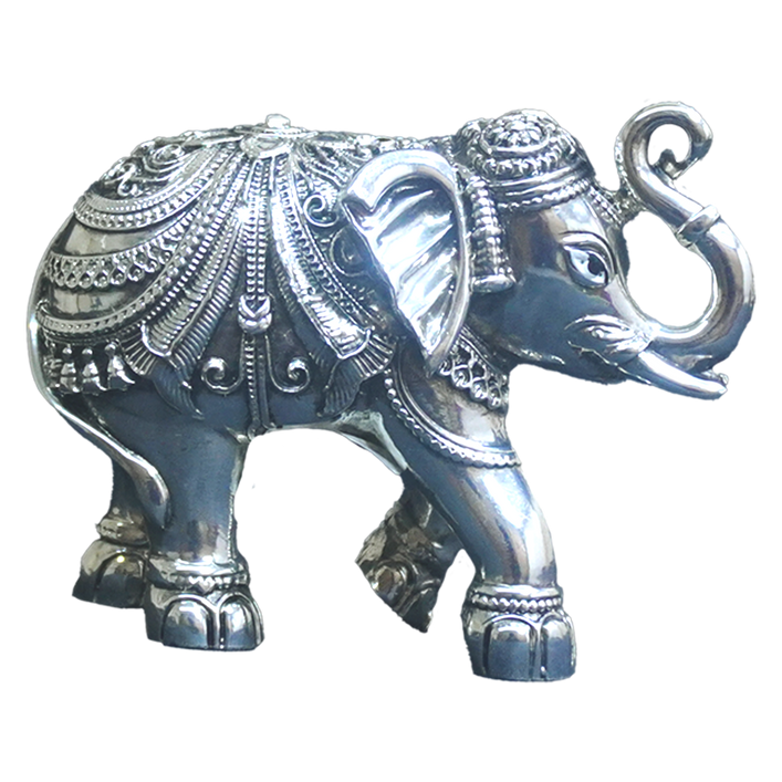 Ornate Elephant Showpiece-King of Cards