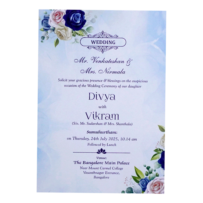 Invitation Card - KNKS554B-King of Cards