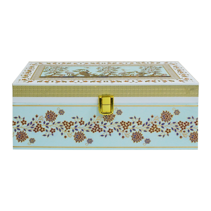 Pastel Floral Pattern Box invitation-King of Cards