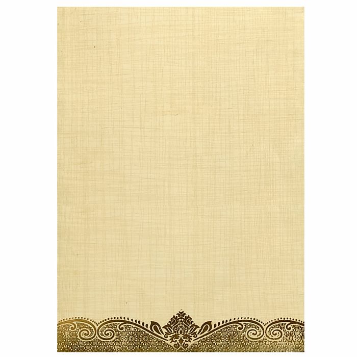 Sandal Metallic With Umbrella Design In Gold Foiling-KNCP24SG-King of Cards