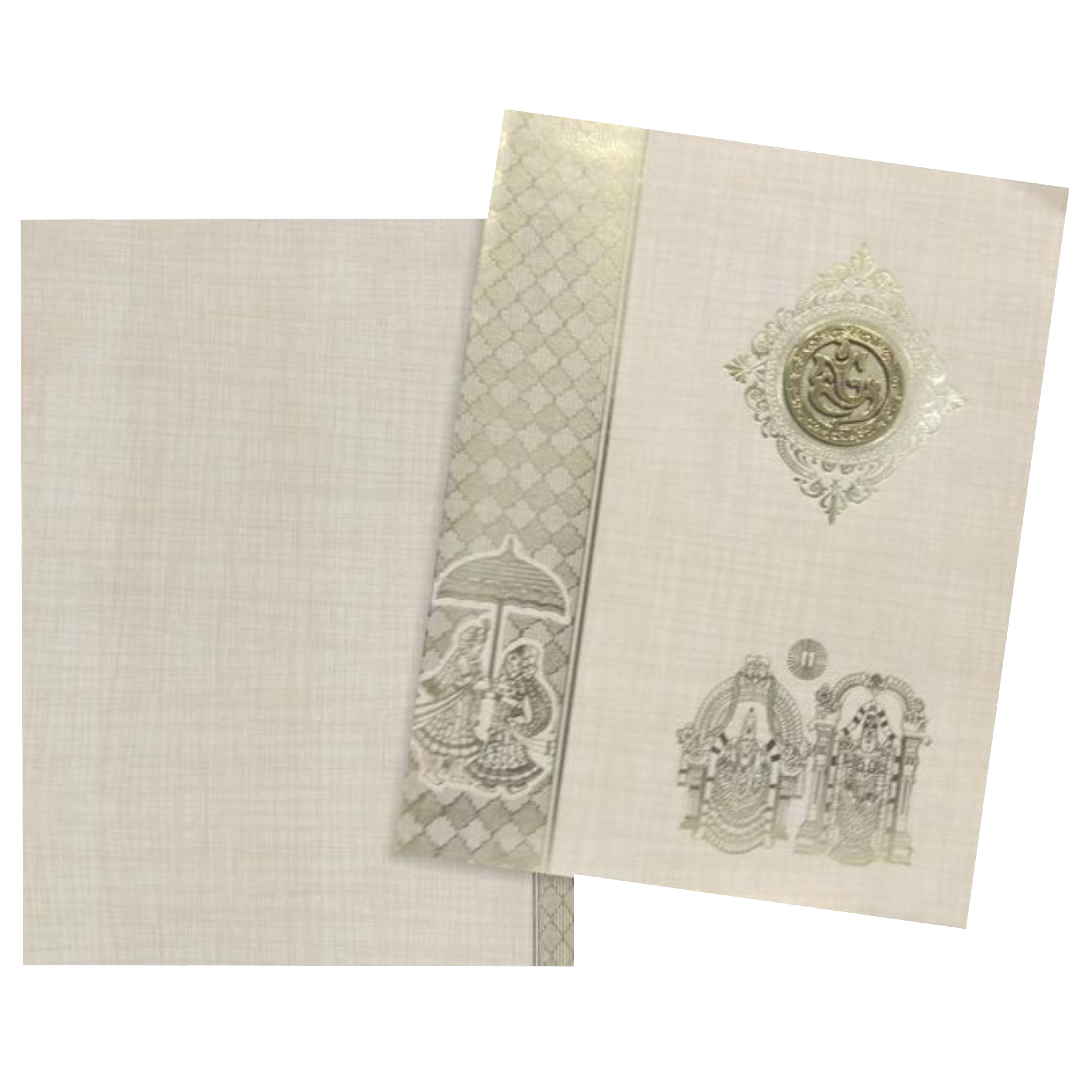 Sandal Jumbo Metallic Balaji And Padmavathi Image-KNK50240