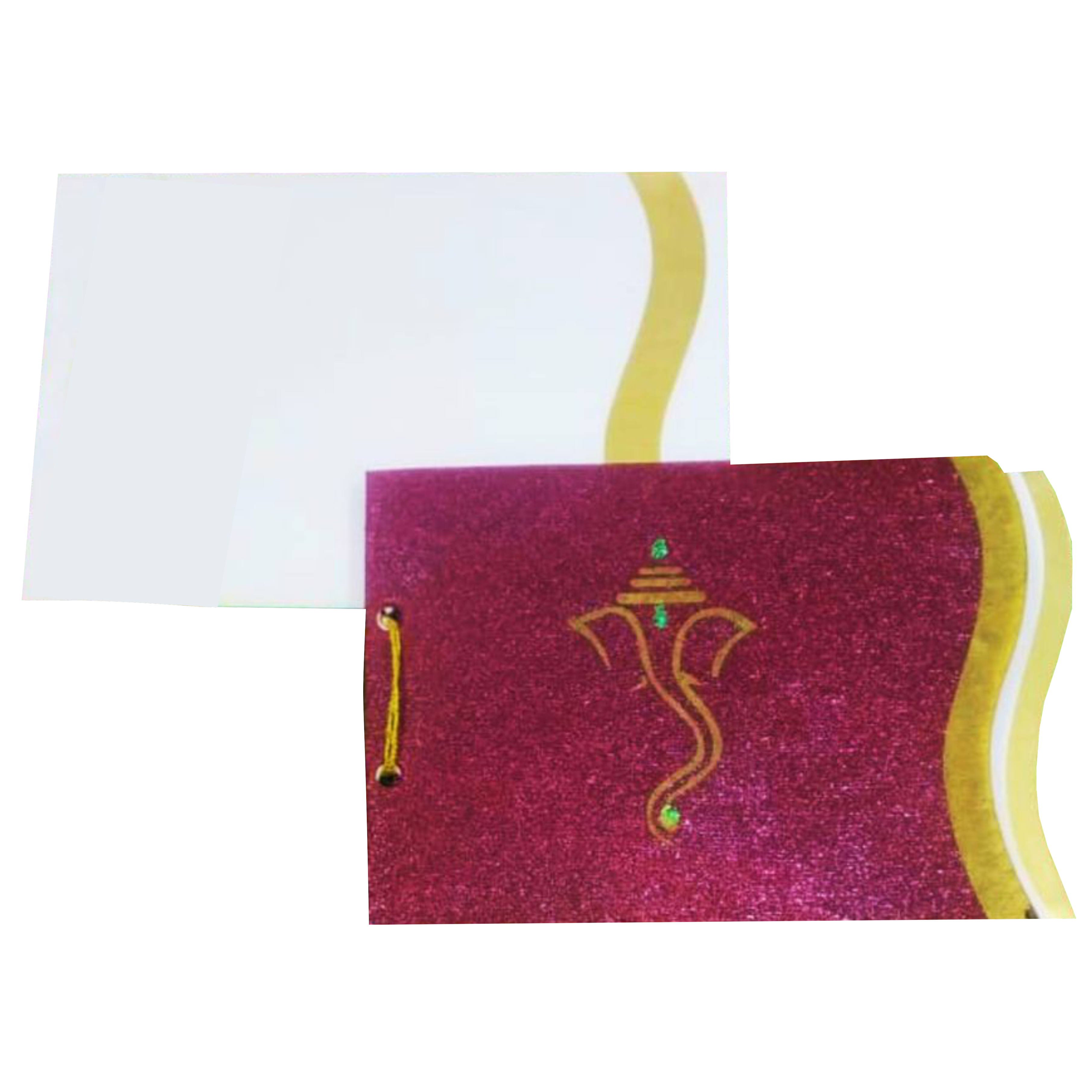 Check out the collection ofPink personal ganesha designer invitation card at best price. &