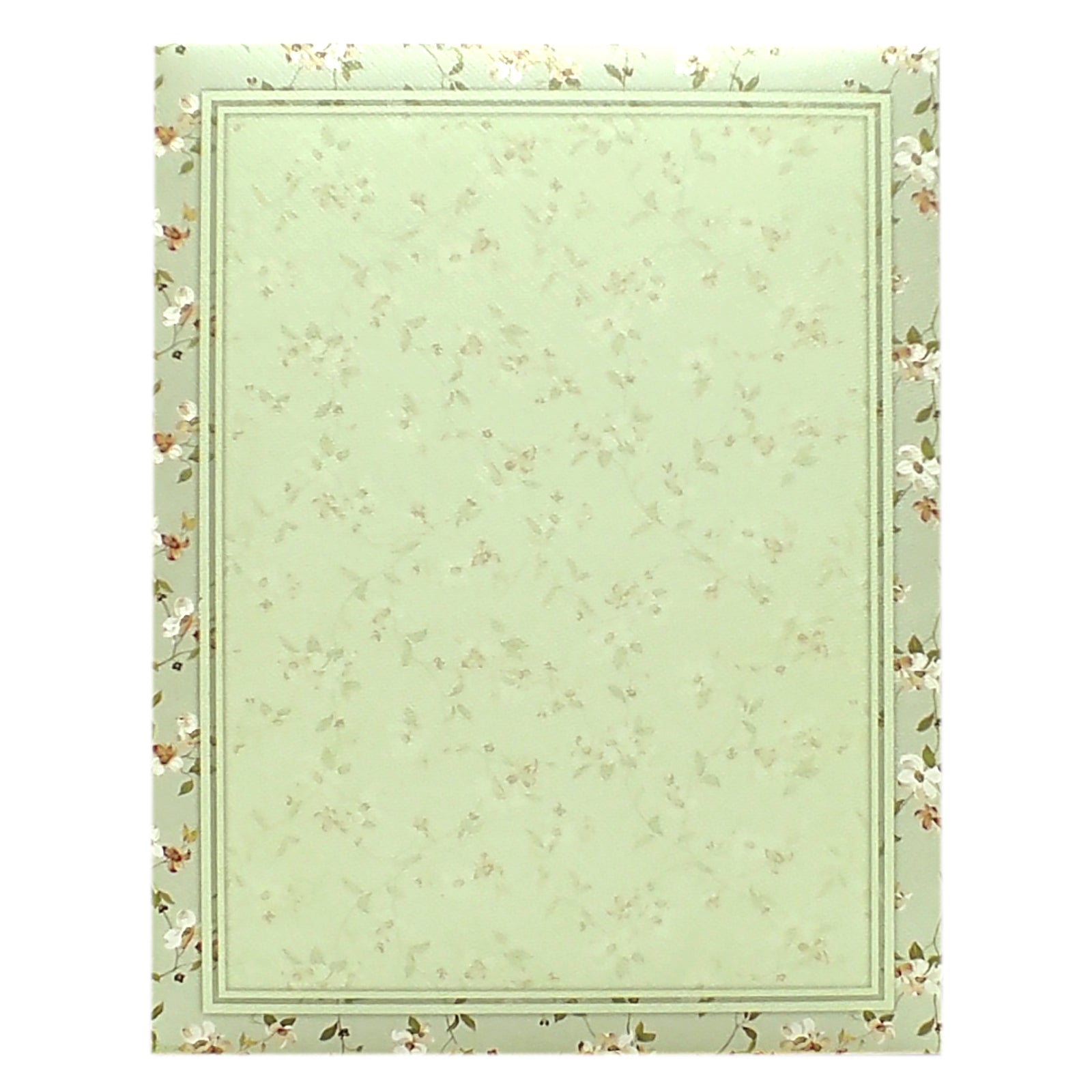 Pista Green Floral Box Invitation Card-KNKN6307