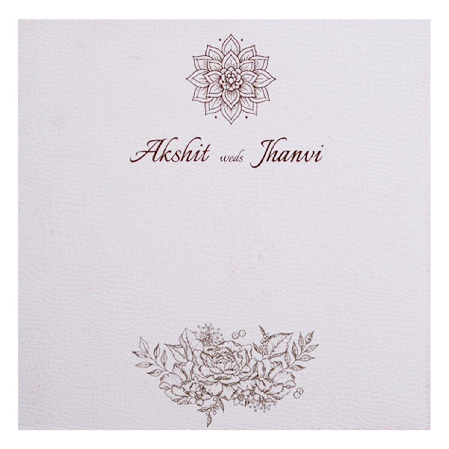 Light Pale Pink Wedding Card-KRC30411