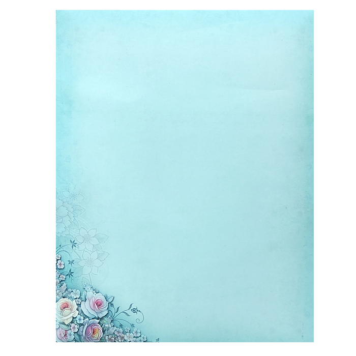 Pista Green Floral Door Type Invitation Card-King of Cards