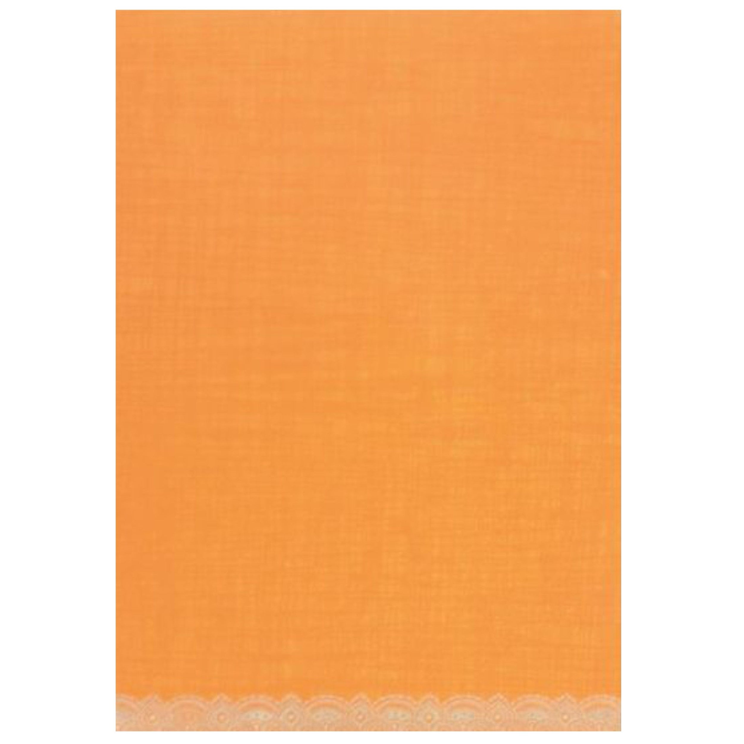 Orange Metallic Royal Gold Foiling Design Invitation Card-KNCM16OG