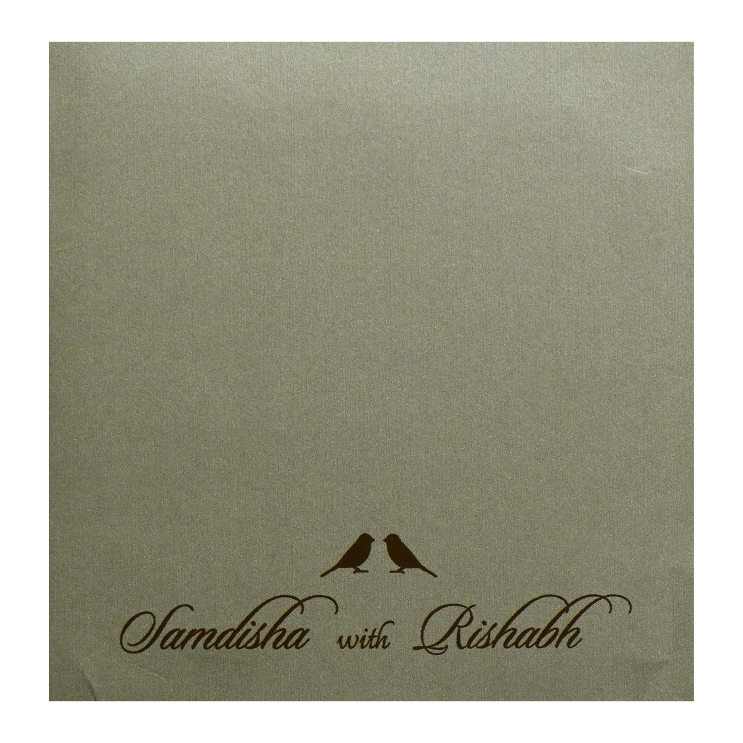 Light Brown MDF Invitation-KRC30370