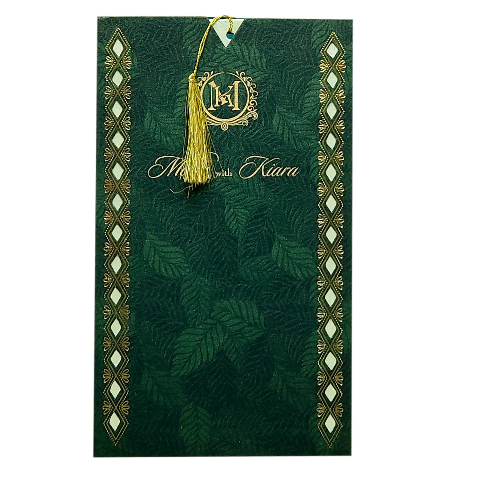 Light Pale Blue Single Sheet Invitation-King of Cards