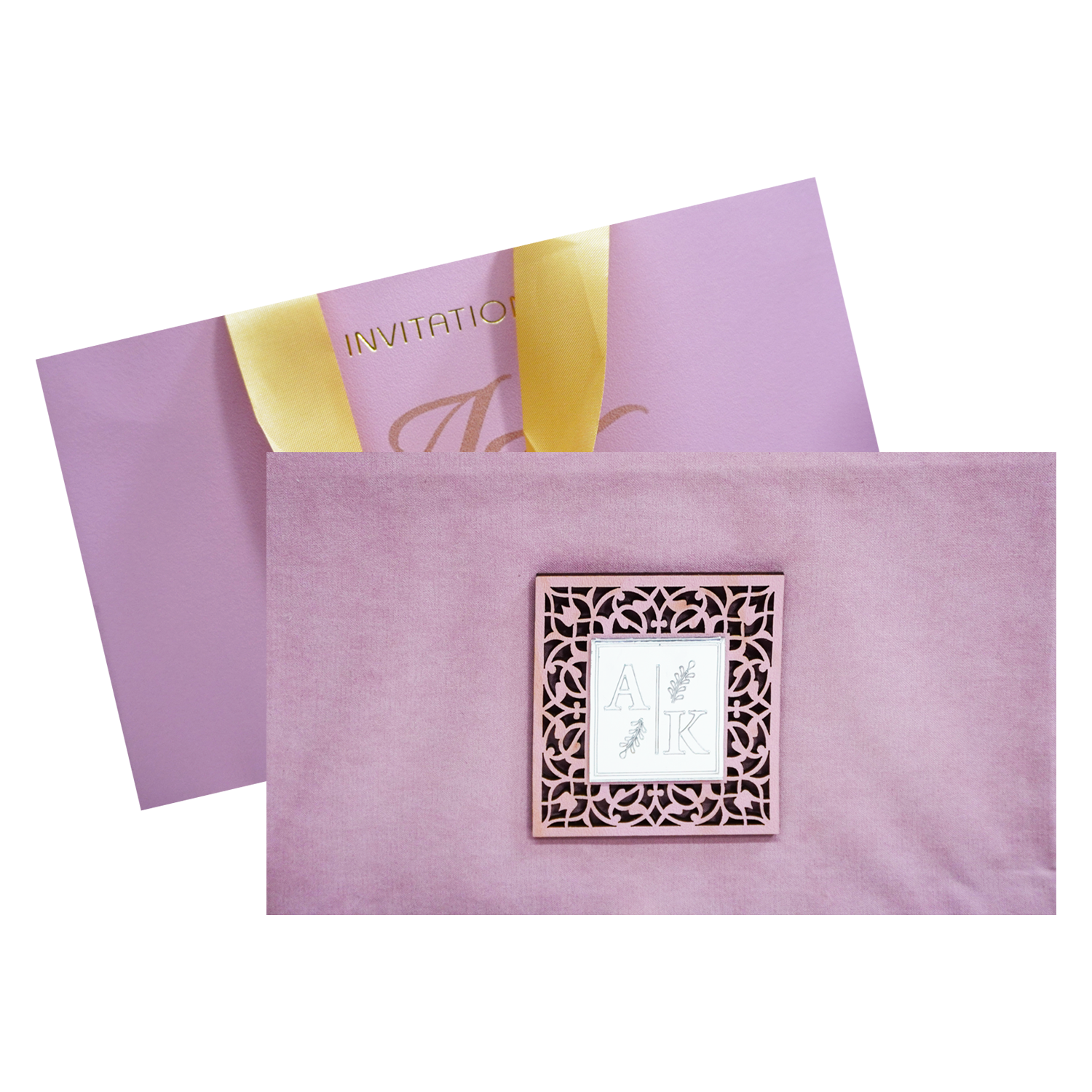 Pastel Pink Luxury Wedding Box-KRC30740