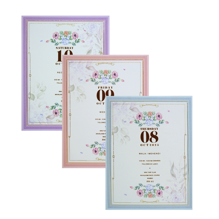 White Elegant Padded Card-King of Cards