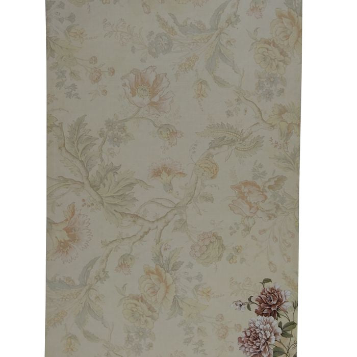 Cream single sheet card floral gold envelope invitation card-King of Cards