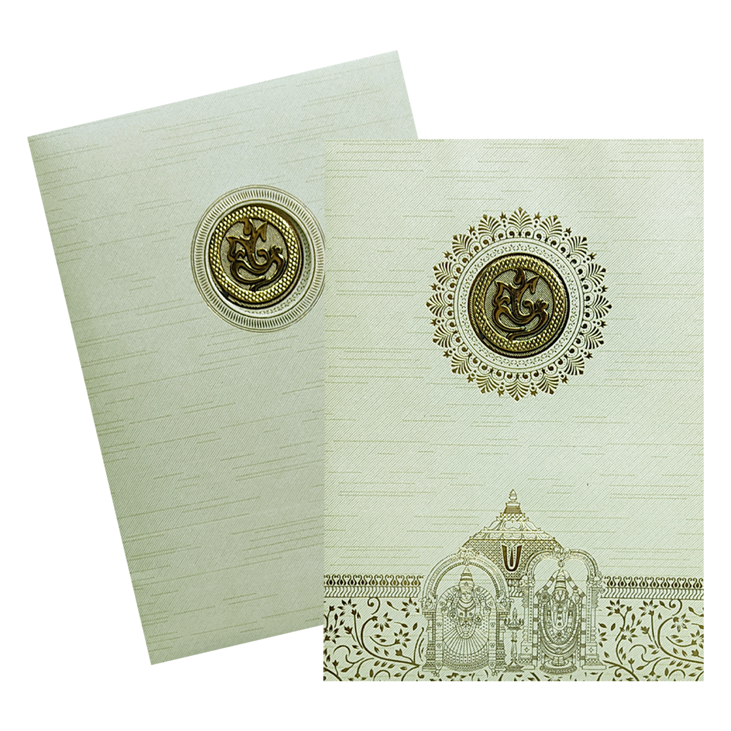 Pista Green Balaji Padmavathi Invitation Card-KNRM8705N