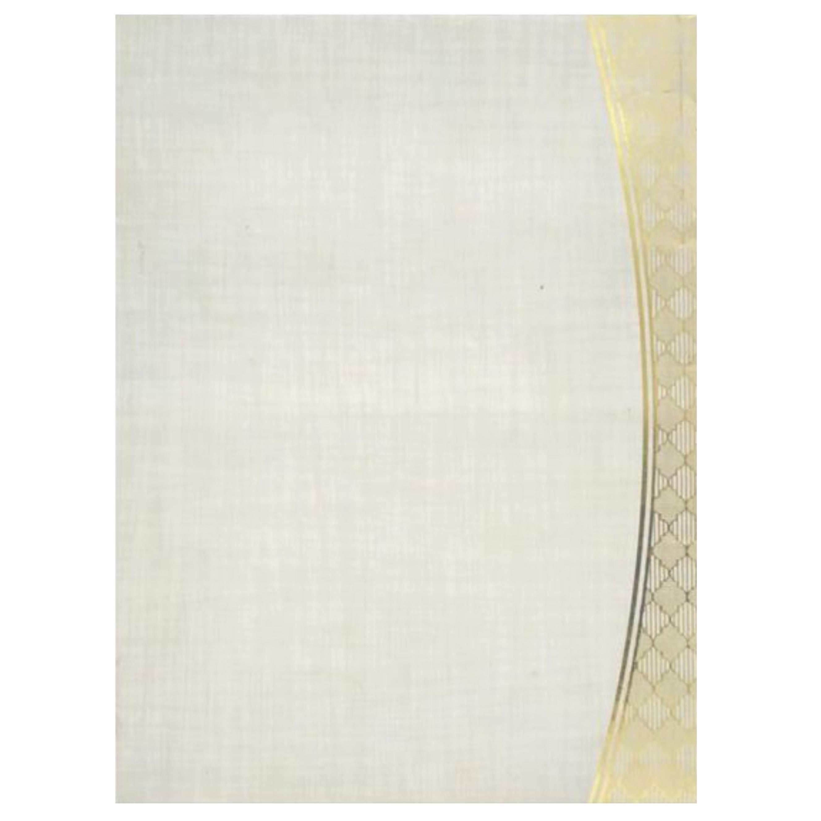 Grey Padded Gold Foiling Print Wedding Invitation Card-KNPS9502G