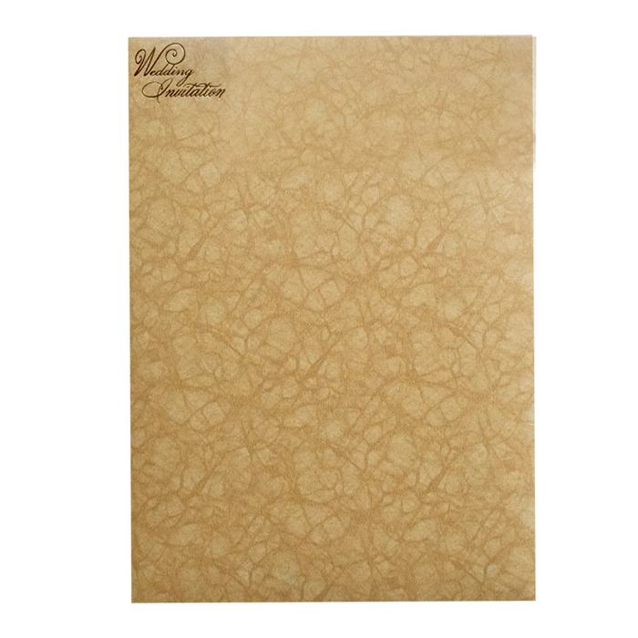 Shiny Golden Wedding Card-King of Cards