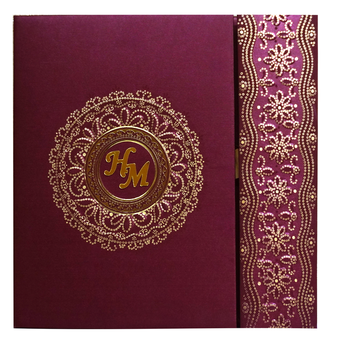Elegant Red Marriage Card-KSI12510