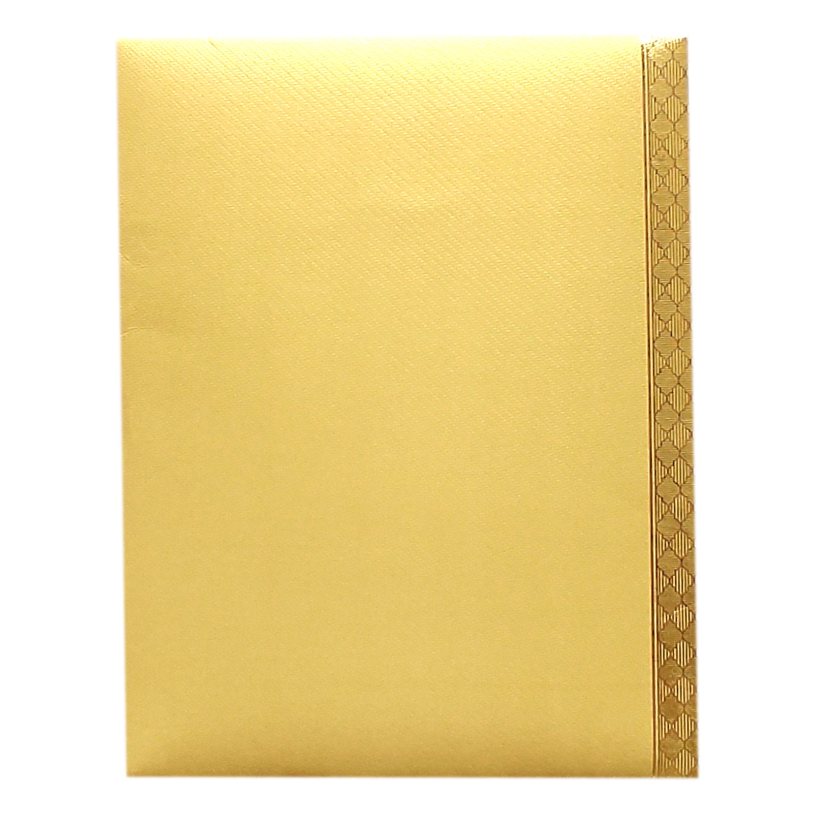 Gold Balaji Padmavathi Design Wedding Card-KNKT5024