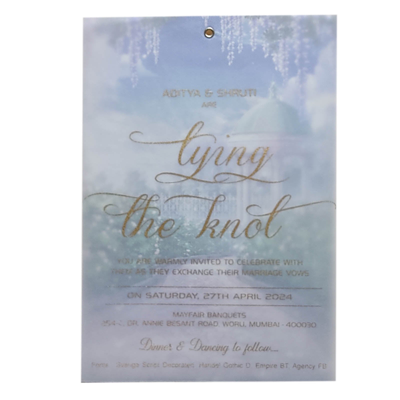 Invitation Card - KRCS6390