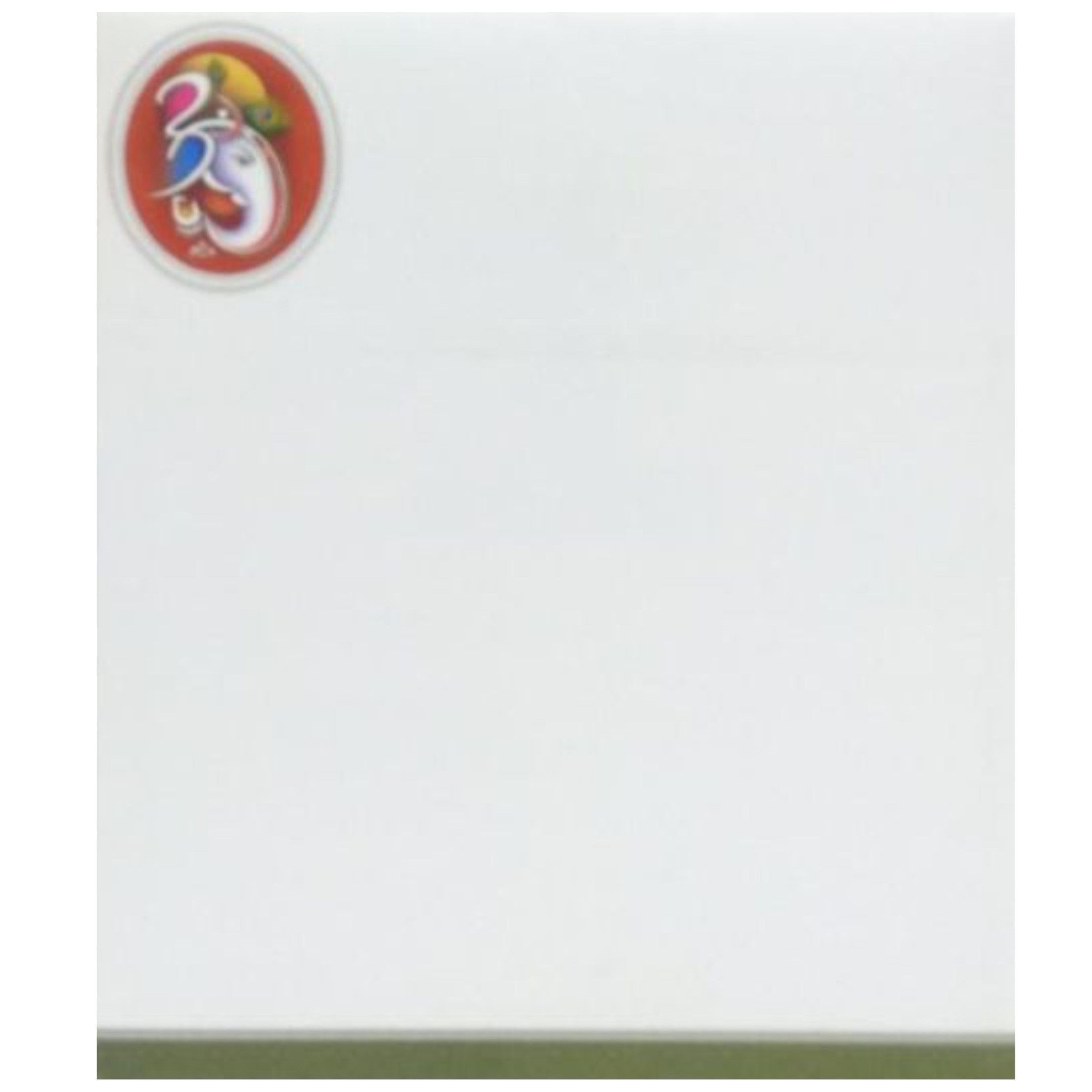 White Shiva Parvathi Invitation-KNK2833