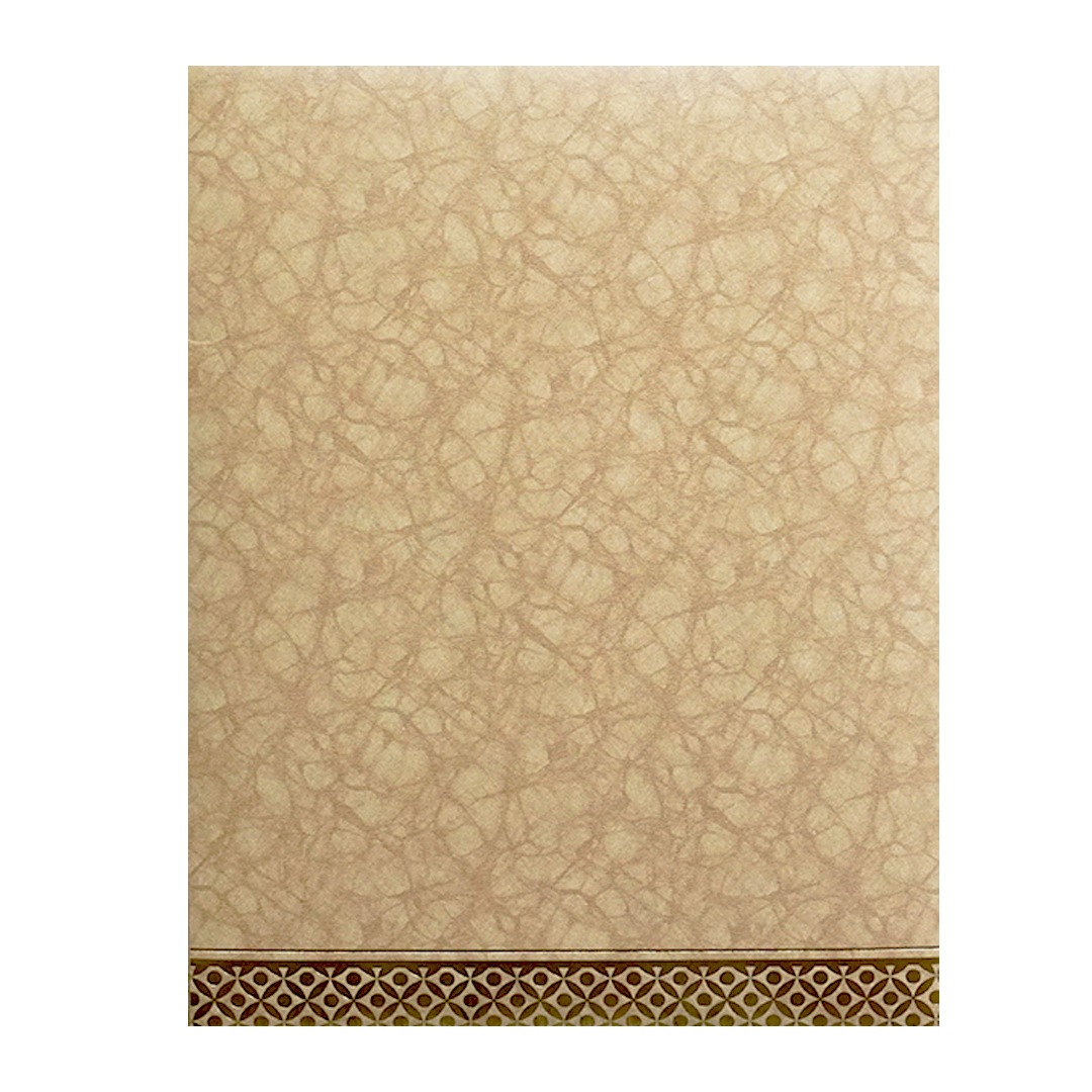 Golden Ganesha Wedding Card-KNKR5031B