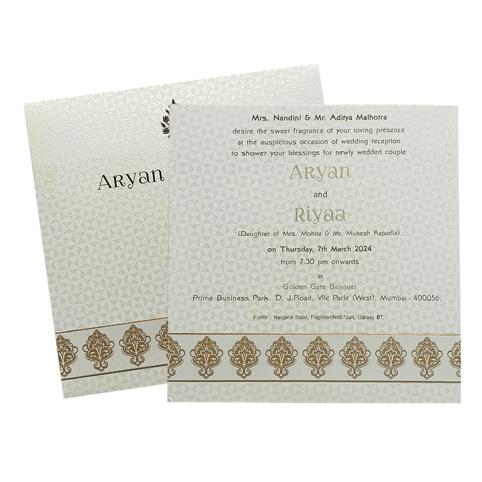 Invitation Card - KRCS6520