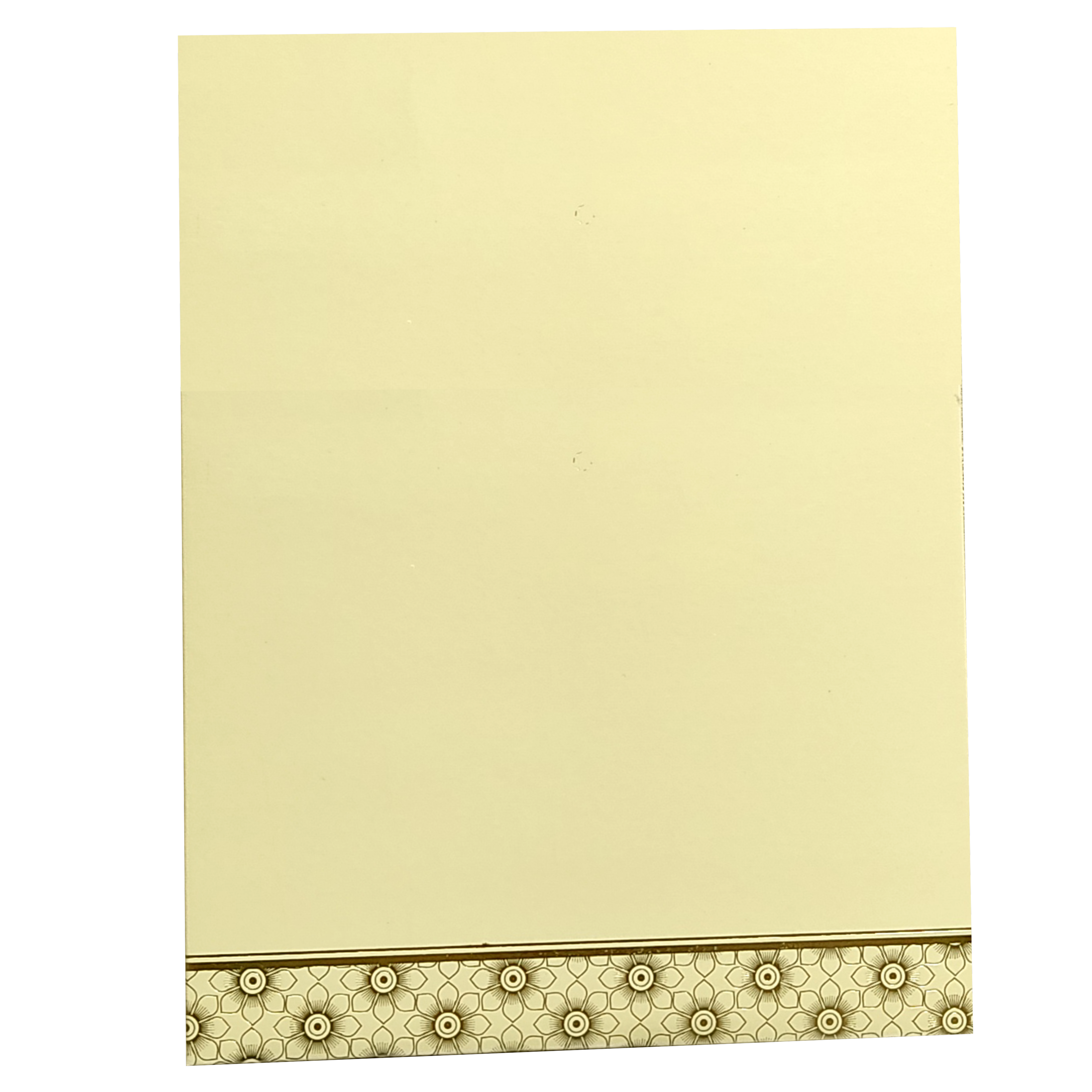 Yellow Embossed Wedding Card-KNZ7202S