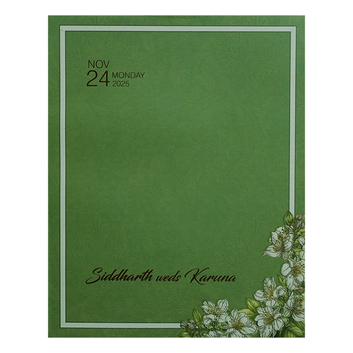 Lemon Grass Floral Invitation-King of Cards