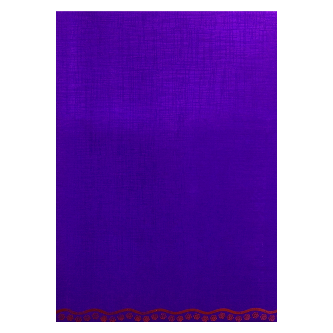 Purple Laser-Cut Wedding Card-KNK30491