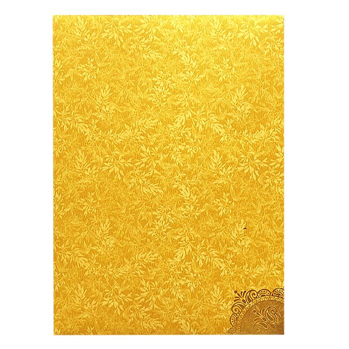 Gold Laser Cut Invitation Card-King of Cards