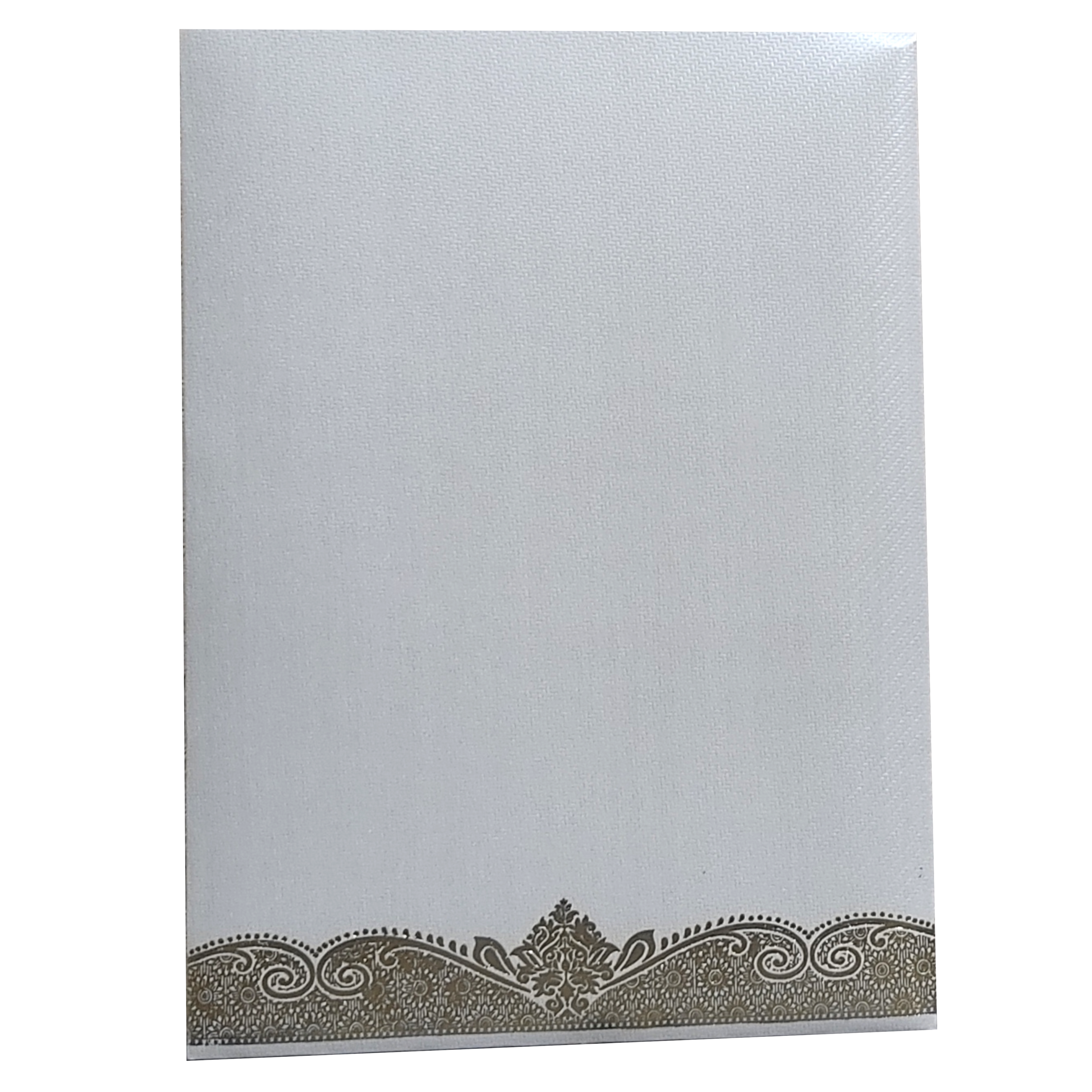 Grey Single Sheet Invitation Card-KNKTGY024