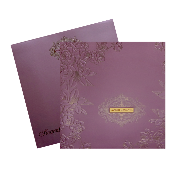 Light Pink Floral Wedding Card-King of Cards