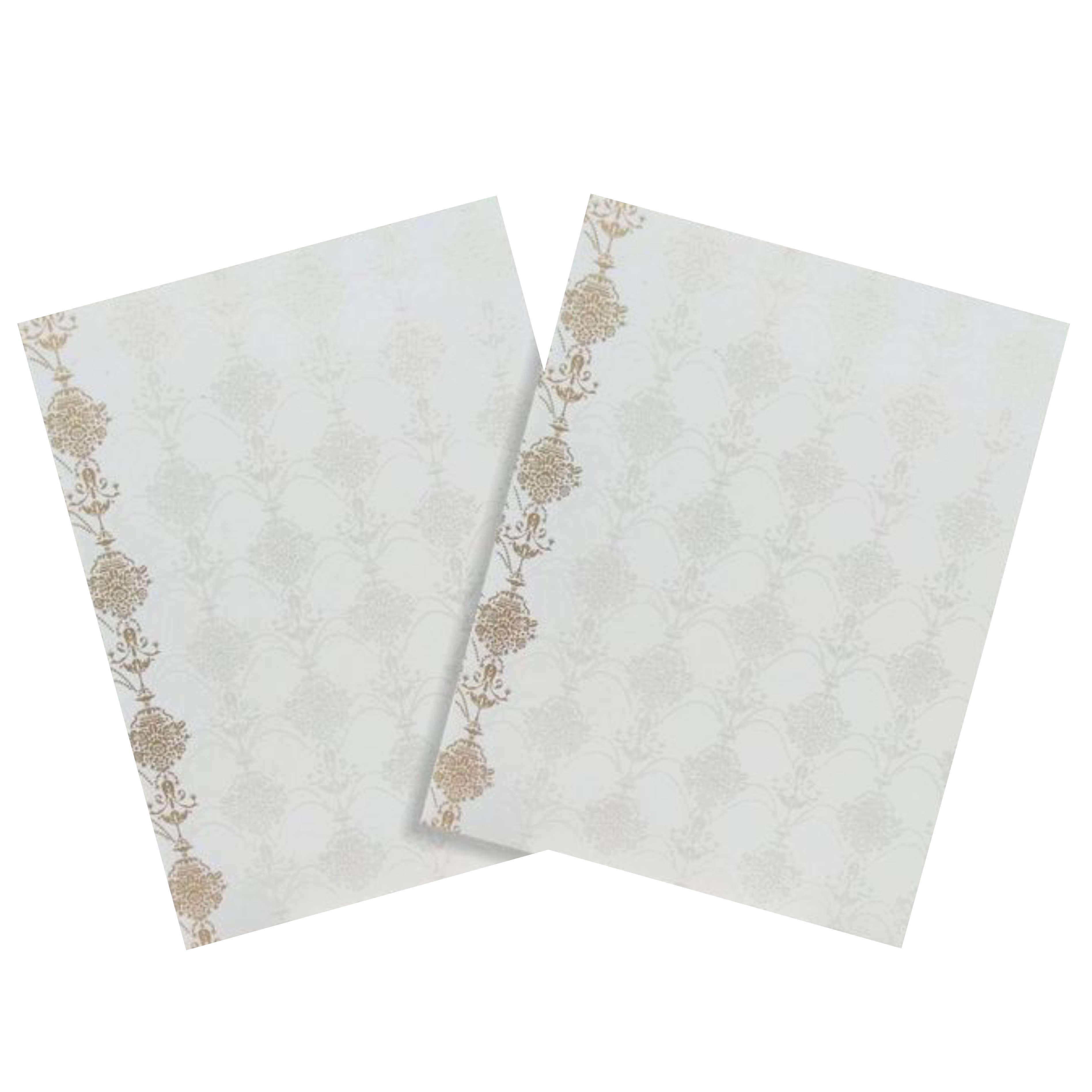White Floral Invitation Card-KNK1191