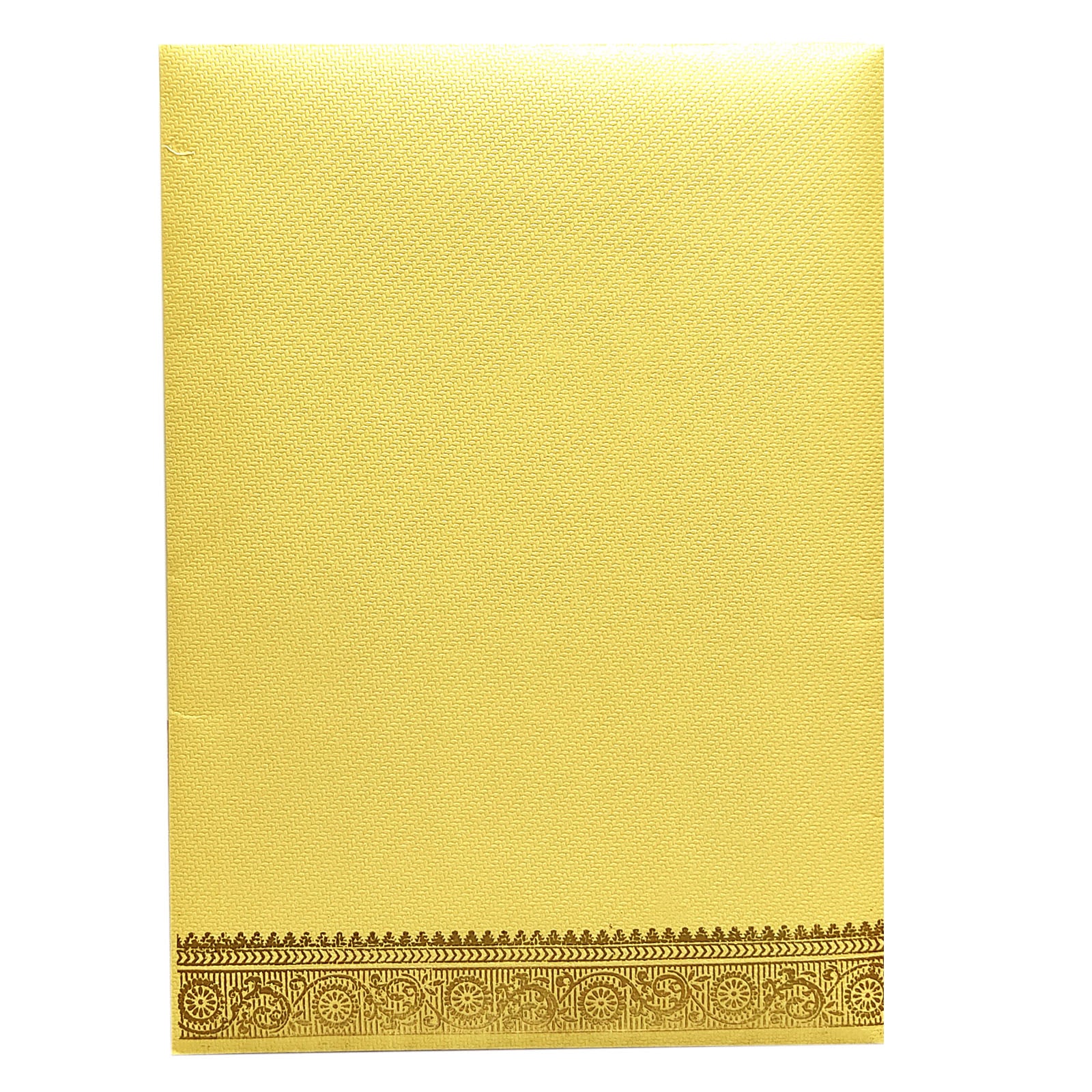 Gold Ganesha Foil Invitation Card-KNKTG026