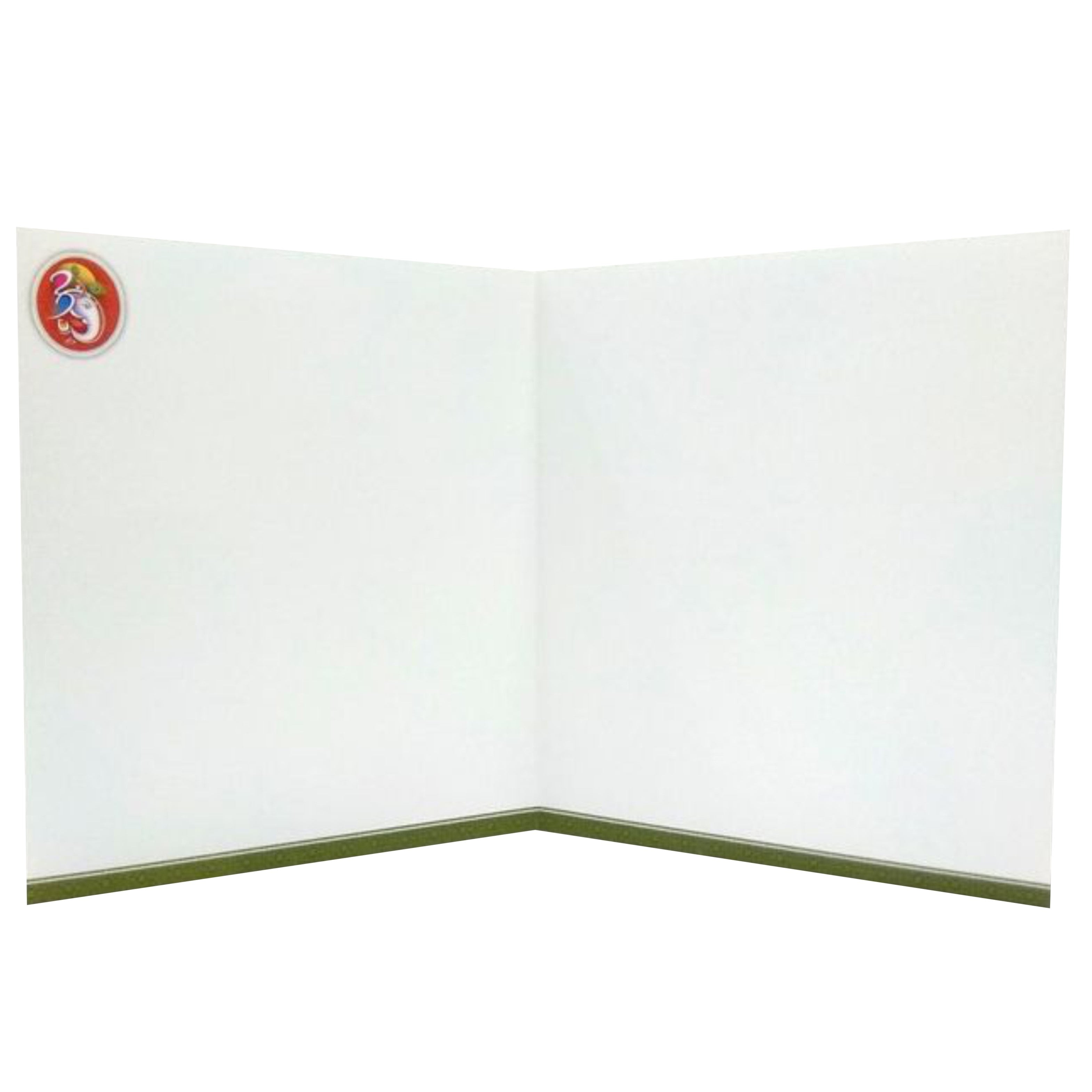 White Shiva Parvathi Invitation-KNK2833