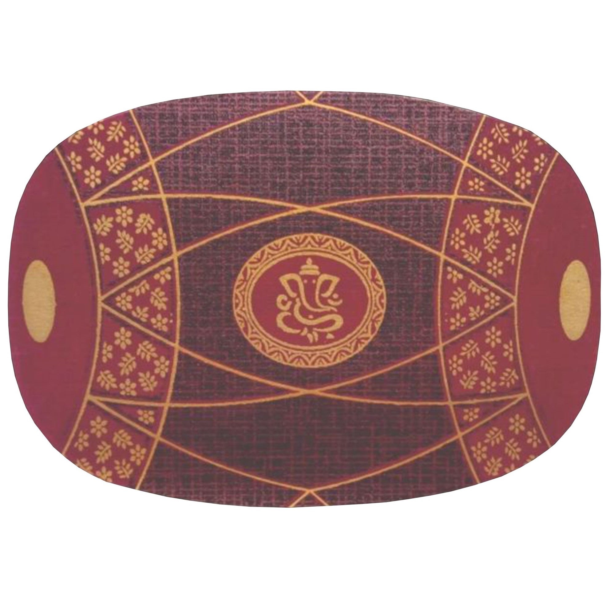 Beautiful Drum Shaped Brown Shaded Personal Wedding Card - KNHM808G
