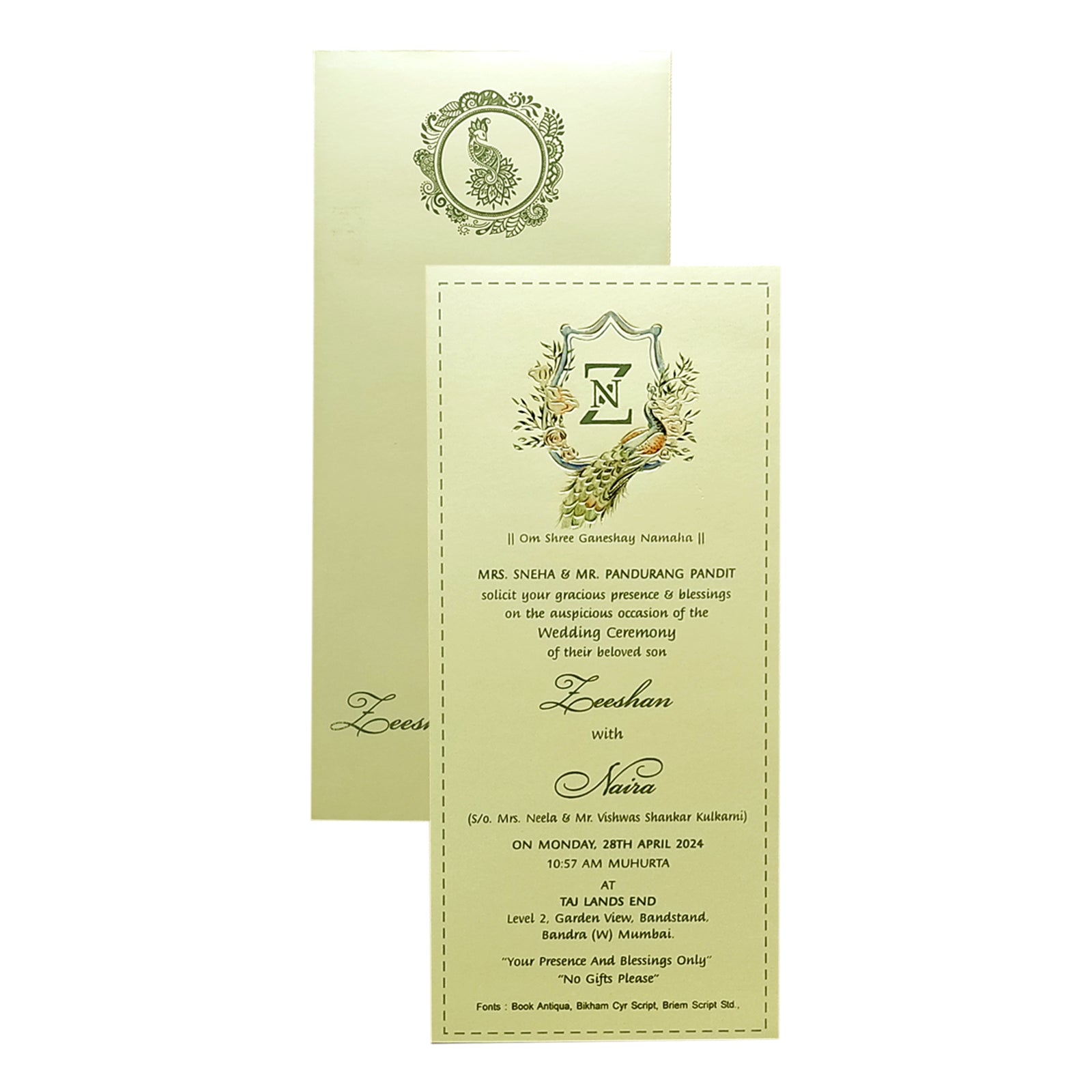 Invitation Card - KRCS6281