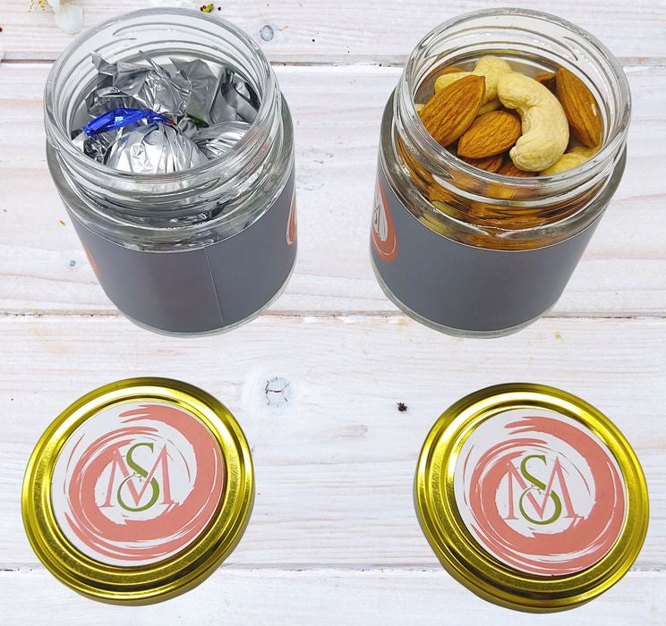 Grey Ultra Premium Luxury Invite With Two Sweet Boxes-KNKUP046-King of Cards