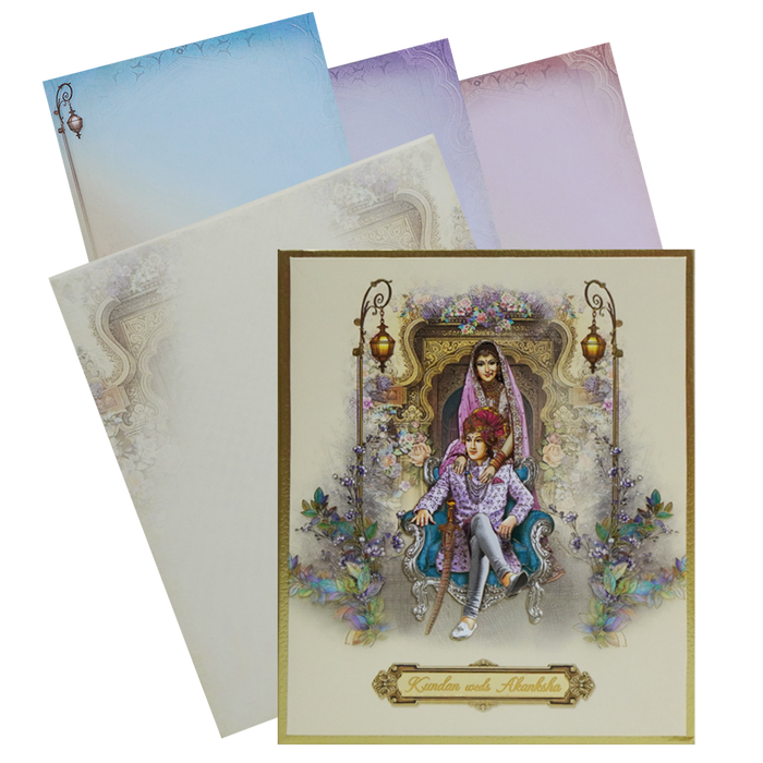 Make your event special with our exclusive Cream Bride Groom Padded Marriage Card. Shop now! ?WhatsApp Support ?Express Delivery.