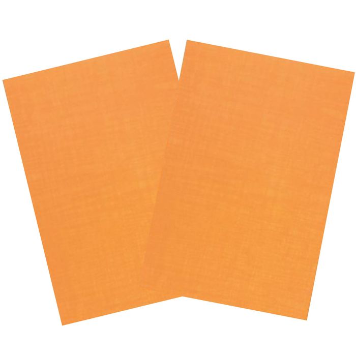 Orange Metallic Royal Gold Foiling Design Invitation Card-KNCM16OG-King of Cards