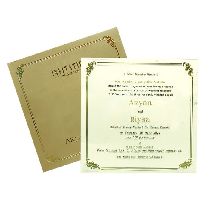 Invitation Card - KRCS6640-King of Cards