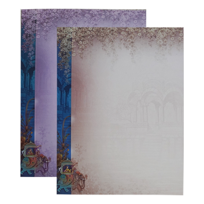 Blue Door Bride Groom Wedding Card Design-King of Cards