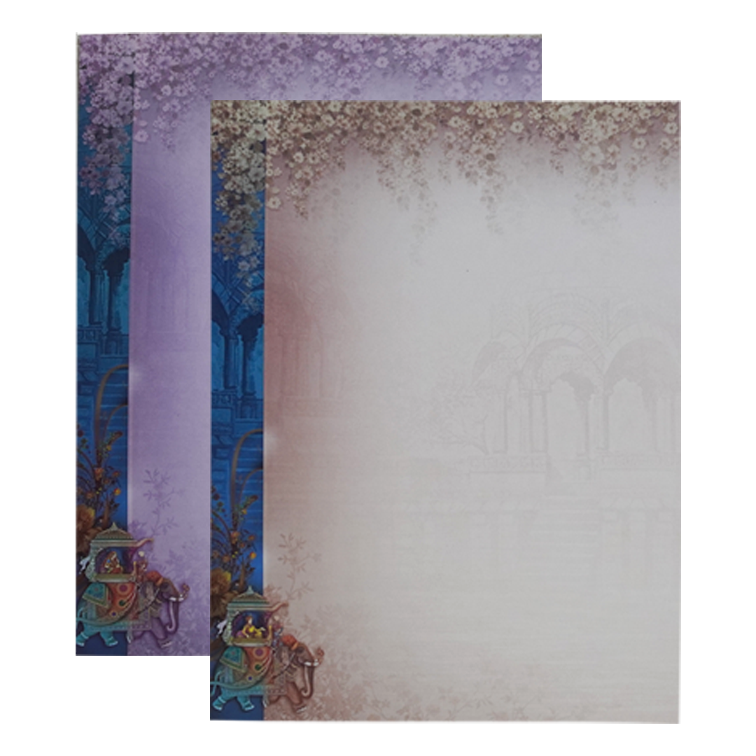 Blue Door Bride Groom Wedding Card Design-KAC05190