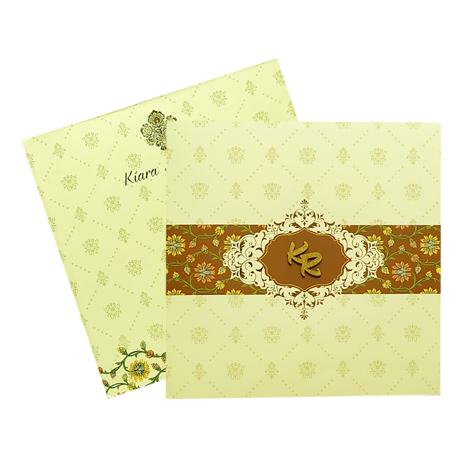 Light Olive Green Invitation-KRC29610